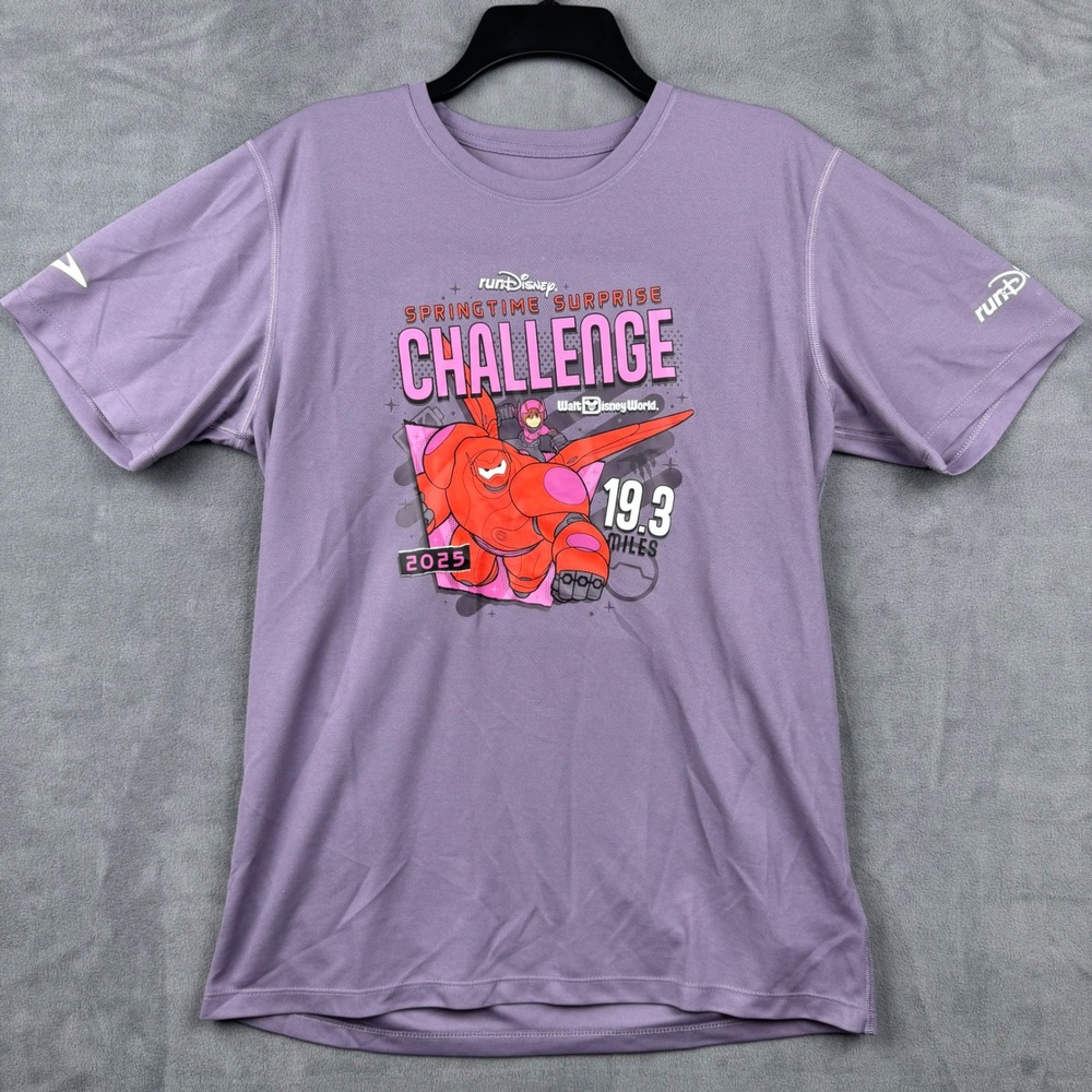Run‎ Disney Springtime Surprise Challenge 2025 Big Hero 6 T-Shirt Men's Medium